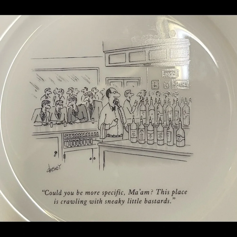 Restoration Hardware limited edition Porcelain Cocktail Plates